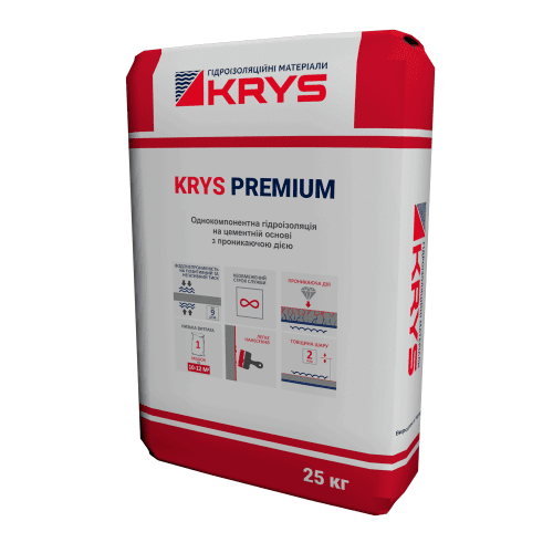 Проникаюча гідроізоляція KRYS PREMIUM