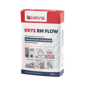 Паперовий мішок з ремонтною сумішшю KRYS RM Flow